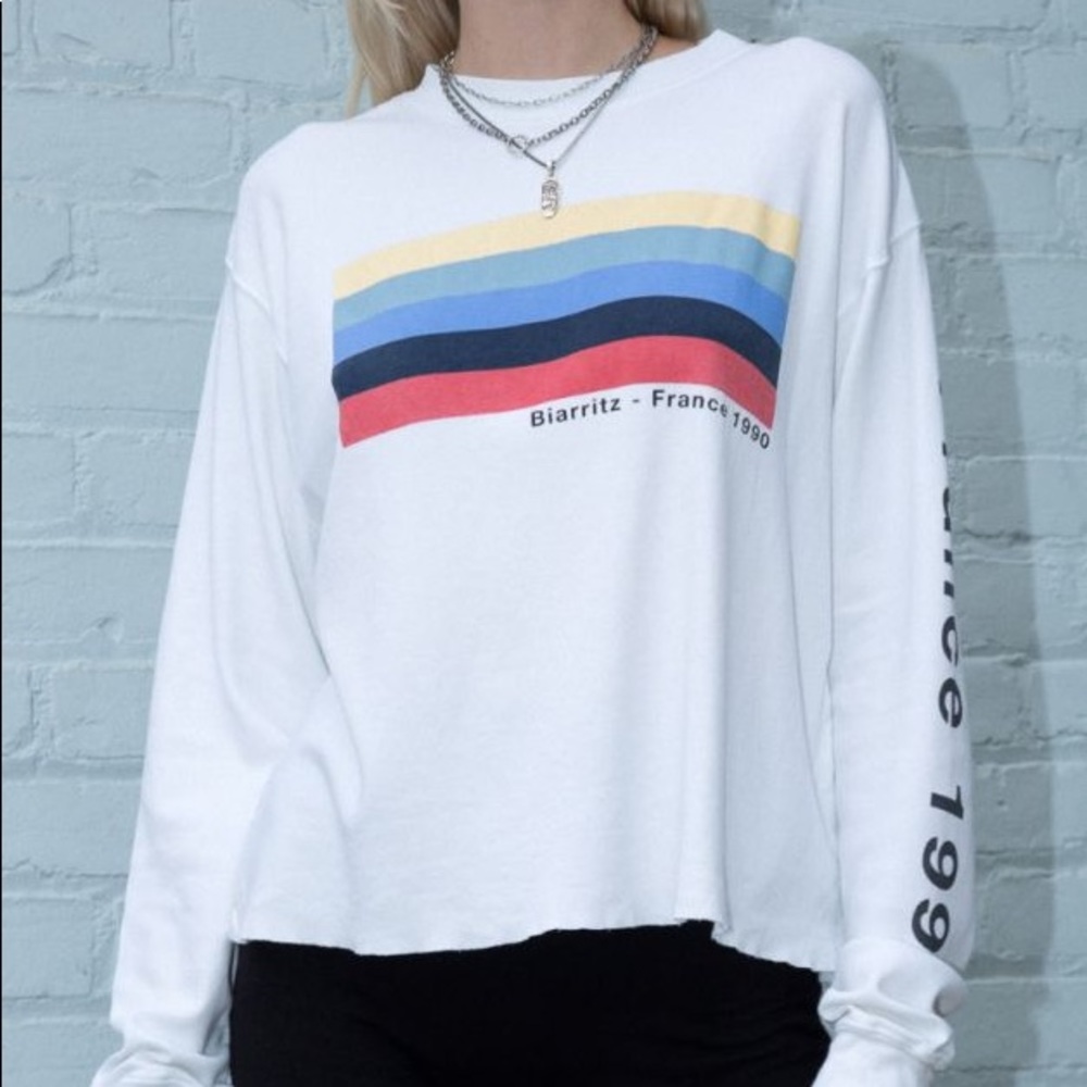 Brandy Melville Sweatshirt Biarritz - France 1990